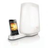 Wake-up light with iPod dock